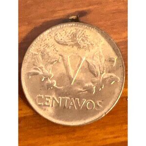 Vintage 1967 Colombia 5 Centavos Coin Bronze
